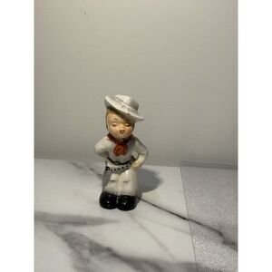 Veg Napco Kissing‎ Cowboy Pepper Shaker Only MCM Rare